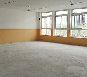 【上海市】崇明區長興島圓沙社區幼兒園樹脂板安裝效果很漂亮哦！