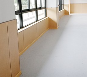 藍品盾木紋色冰火板走進貴州省仁懷市茅臺鎮二合學校