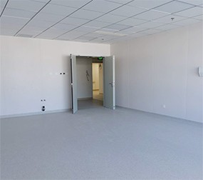 北京協和醫院婦產科病房的抗菌樹脂板【藍品盾】